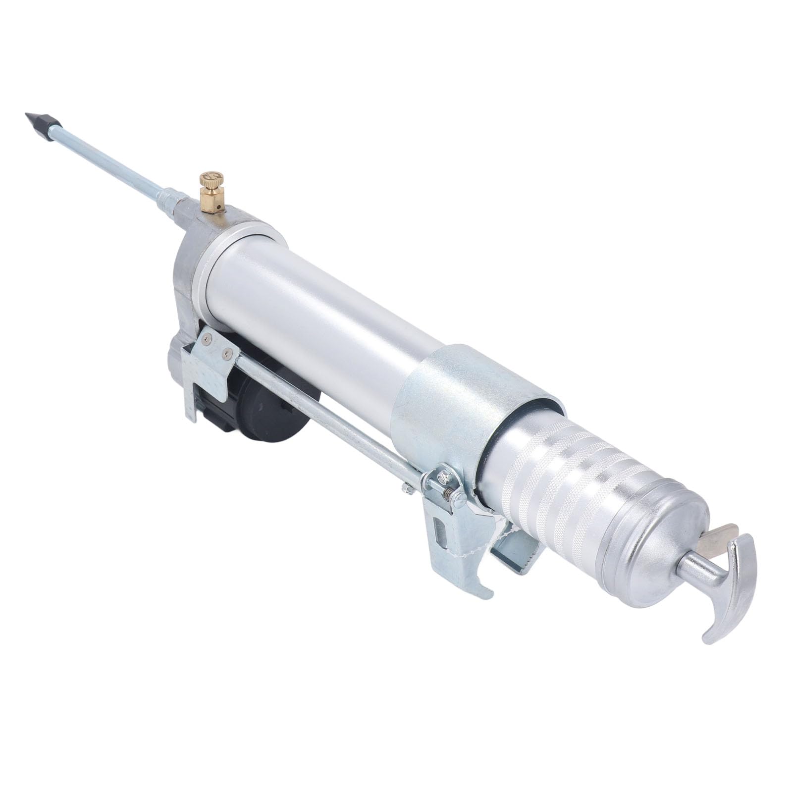 Adaptador de Taladro de Pistola de Grasa Eléctrica, Acoplador de Pistola de Grasa de Bloqueo de Alta Presión de 12000 PSI con Manguera, Accesorio de Pistola de Grasa Inalámbrica