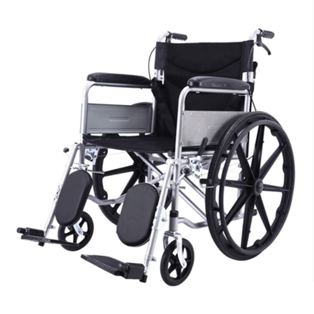 Lightweight Folding Electric Wheelchair, Foldable Power Compact Mobility Aid Wheel Chair, Dual Battery Safe Heavy Duty Power Wheelchair for Adults