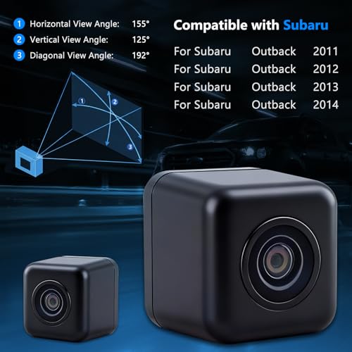 Image of 86267AJ10B Rear View Backup Camera Compatible for Subaru Outback 2011 2012 2013 2014 Replace 86267-AJ10B