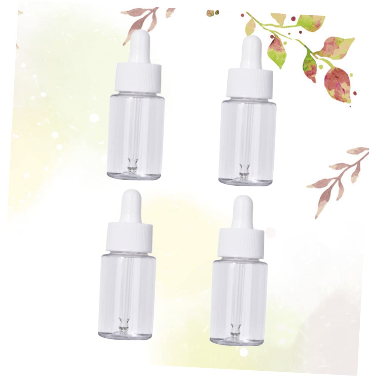 ULTECHNOVO 150stuks Glazen Flesjes Voor Etherische Oliën Lege Vials Met Zwarte Doppen Duurzaam Compact Voor Aromatherapie Parfumopslag