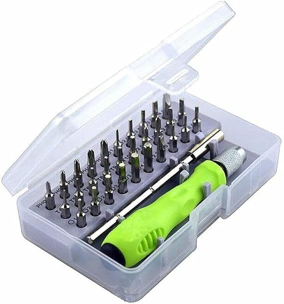 32 in 1 Interchangeble Multipurpose Mini Screwdriver Set Magnetic Slot Wrench Bits Repair Tools Kit Set Combination Screwdriver Set for Home Appliance,Laptop,Mobile,Computer