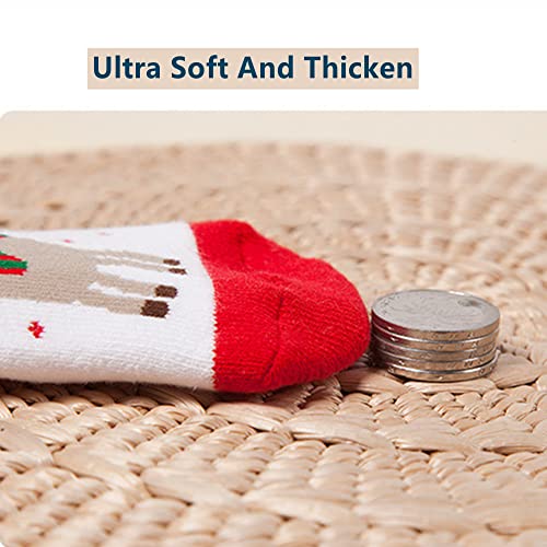 Christmas Socks Baby&Toddler Socks - Winter Warm Socks 5 Pairs Unisex Soft For Infant Toddler kids Boys Girls Gift2