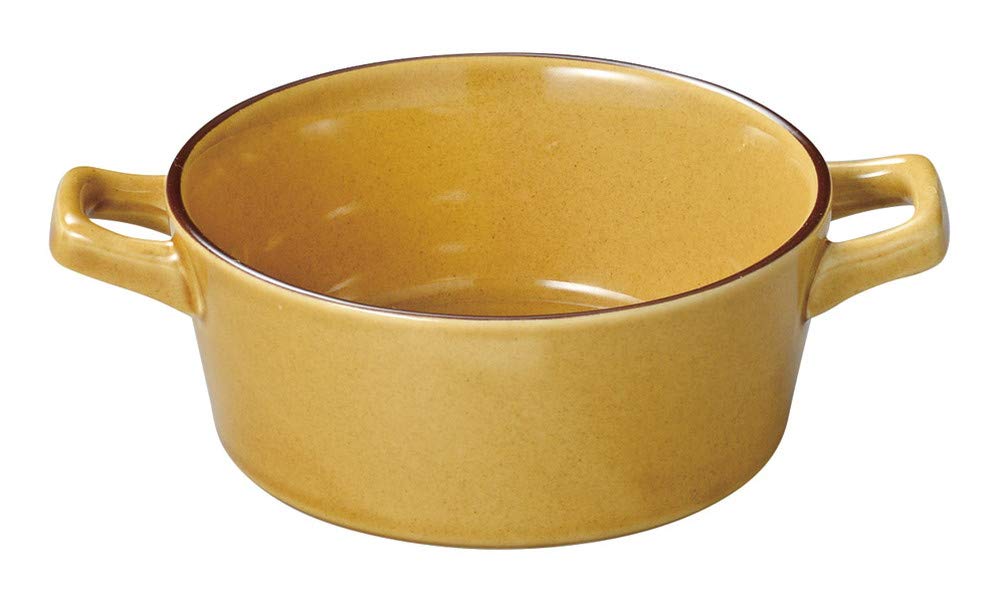 Oven Serum, 5 Square Hand Onion, 6.3 x 4.7 x 2.0 inches (16 x 11.9 x 5 cm), 12.5 fl oz (370 cc, 280 g), Gratin Dish, Restaurant, Hotel, Restaurant, Western, Commercial Use