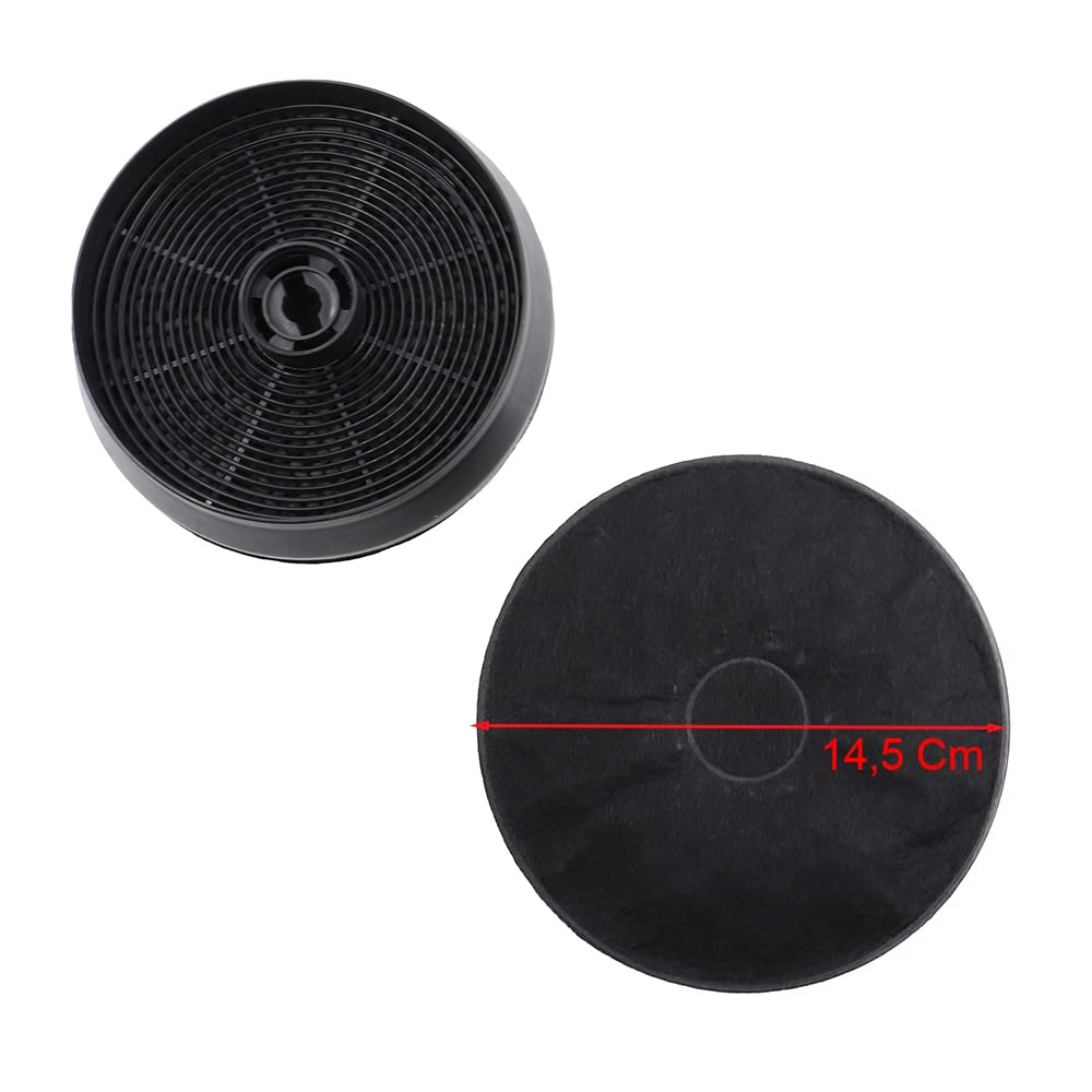 JCSPARES® - Kit 2 filtri a carboni attivi rettangolari antiodore 13,9 x 19,5 Cm spessore 2 Cm per cappa da cucina compatibile con Hotpoint Ariston Indesit Faber Rex Electrolux EFF70