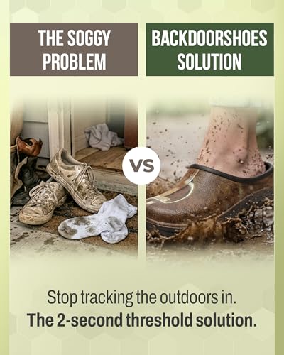 Image of Backdoorshoes Waterproof Premium Garden Clog Shoes for Women with Arch Support