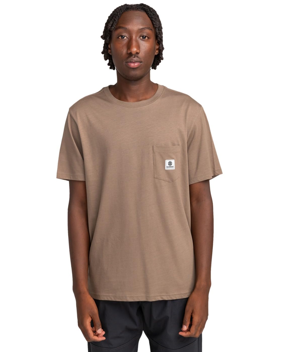 Element Basic Pocket - T-Shirt - Men - Beige.