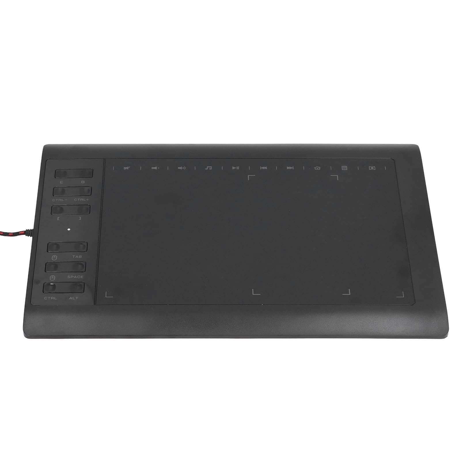 Sonew Graphics Drawing Tablet with 233PPS 5080LPI, 8192 Levels Pressure Sensitivity, Customizable Shortcuts for Desktop and Mobile Use, (Black)