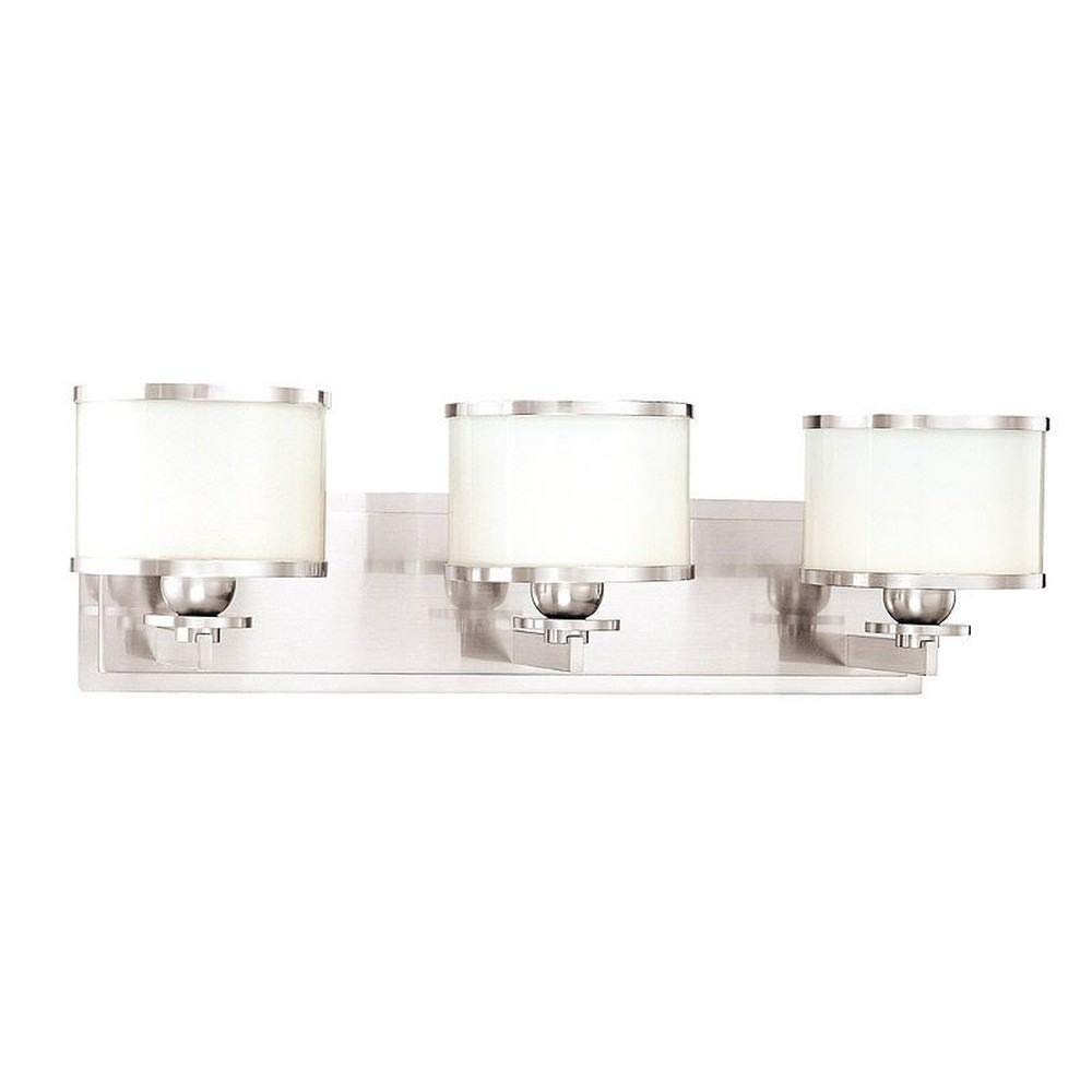 Hudson Valley LightingBasking Ridge 3-Light Vanity Light - Polished Nickel Finish with Opal Glossy Glass Shade by Hudson Valley Lighting
