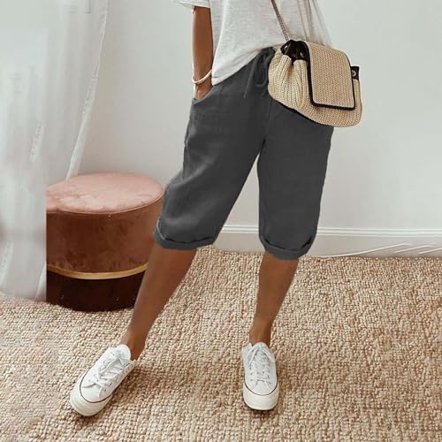 Capri Jeans for Women Female Casual Pants for Women De Mujer Pull On Jeans for Women Black Capri Pants for Women3