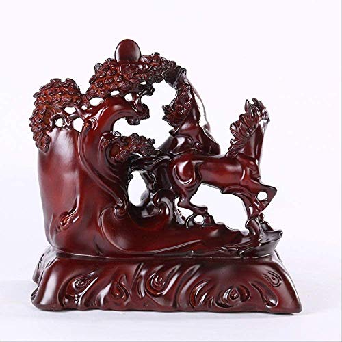 Cheval au succès en résine : une statue de décoration symbolique à offrir - 2
