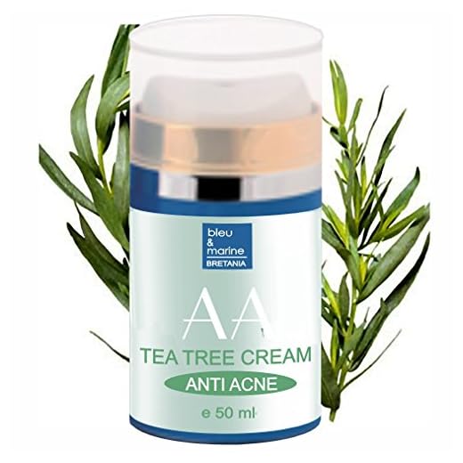 Crème Hydratante Anti Acne à l' Arbre à Thé (huile de théier) et Aloe Vera 50 ml - 100% Naturel Hydratant Facial Quotidien Anti Acne Unisex