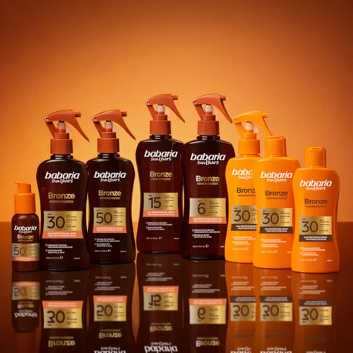 Babaria Bronze Selbstbräuner Bräunungsbeschleuniger Spray Kokos SPF 50 – Ansicht 3