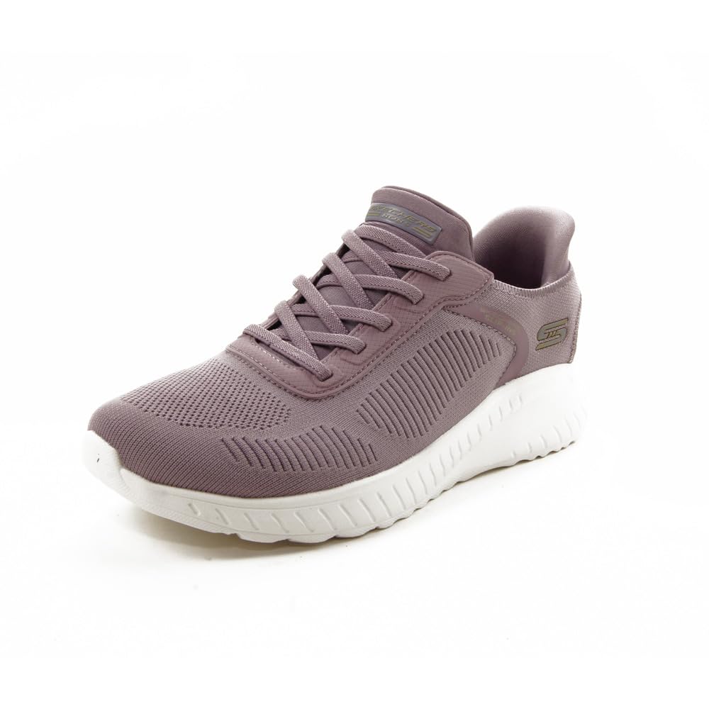 Skechers Women's BOBS Squad Chaos Sneaker, Lavender, 4.5 UK