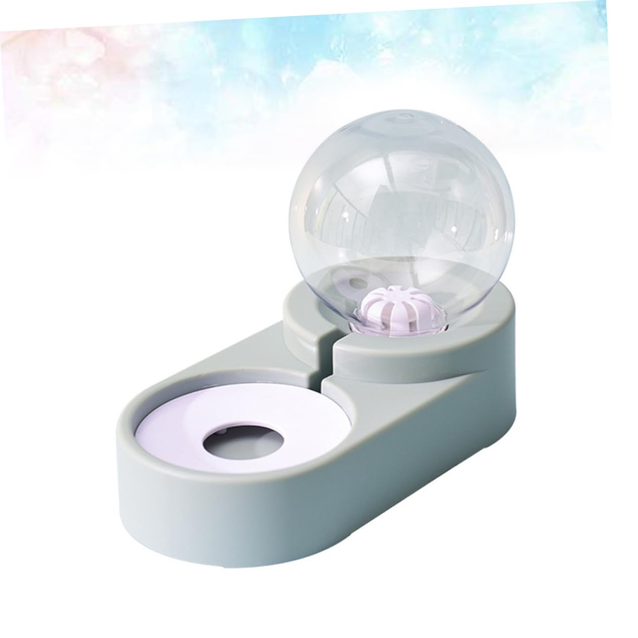 Wasserspender mit Glatter Oberfläche Haustier Blauer aus Pet Automatischer und Einzigartigem Design für Zuhause und Tierbedarf im Heimtierladen