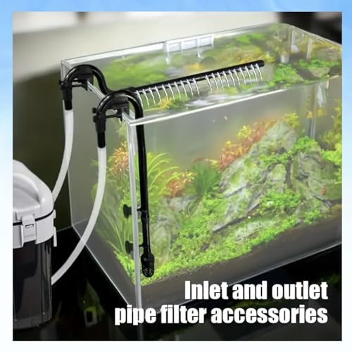 Image of VAYINATO Sun-Sun HW-302 Canister Filter Spare Inlet and Outlet Pipe Set | Durable Plastic Aquarium Filter Replacement Accessories for Water Flow & Circulation and Maintain