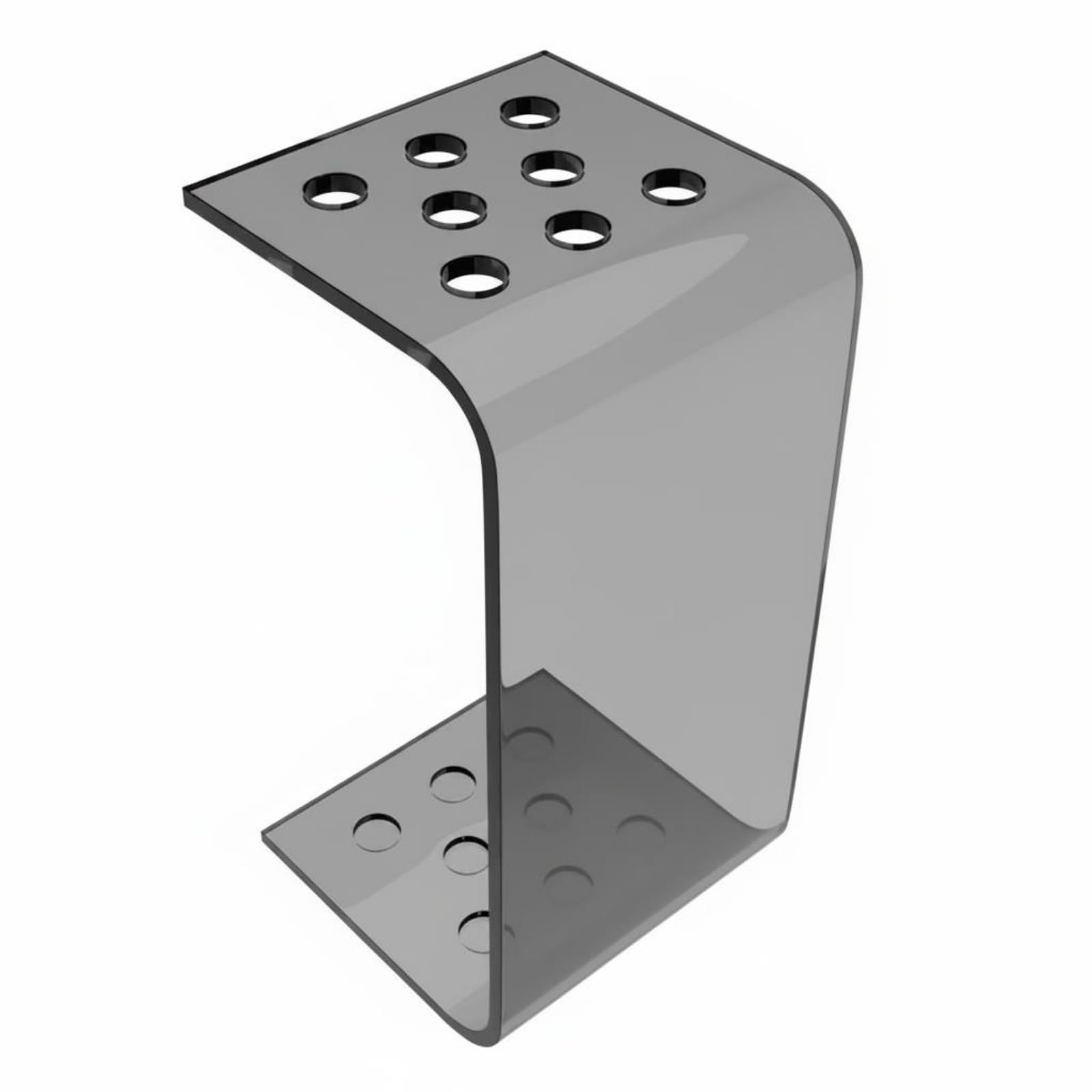 Porta Tacos de Billar Soporte Organizador Acrílico Transparente de Suelo para 8 Diseño Vertical Estilo Minimalista Adecuado para Sala de Juegos Clubes Hogar, Transparente