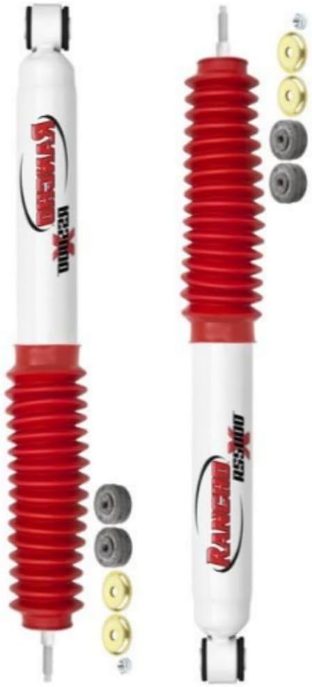 RS5000X Series Set of Rear Shocks fits 1997 2003 F150 4WD with 0" Lift - Minimizes Rough Ride - Includes TrendsAuto Decal