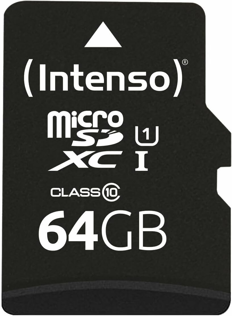Intenso 64Gb Class 10 Micro Secure Digital Uhs-I Memory Card 4034303019861