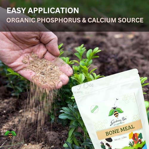 Image of Bone Meal Powder (5KG) Manure for Plants, 100% Organic &Natural, Calcium and Phosphorus, Slow Release, Steamed, Sterlised for Terrace, Balcony Garden (5 Kilogram)