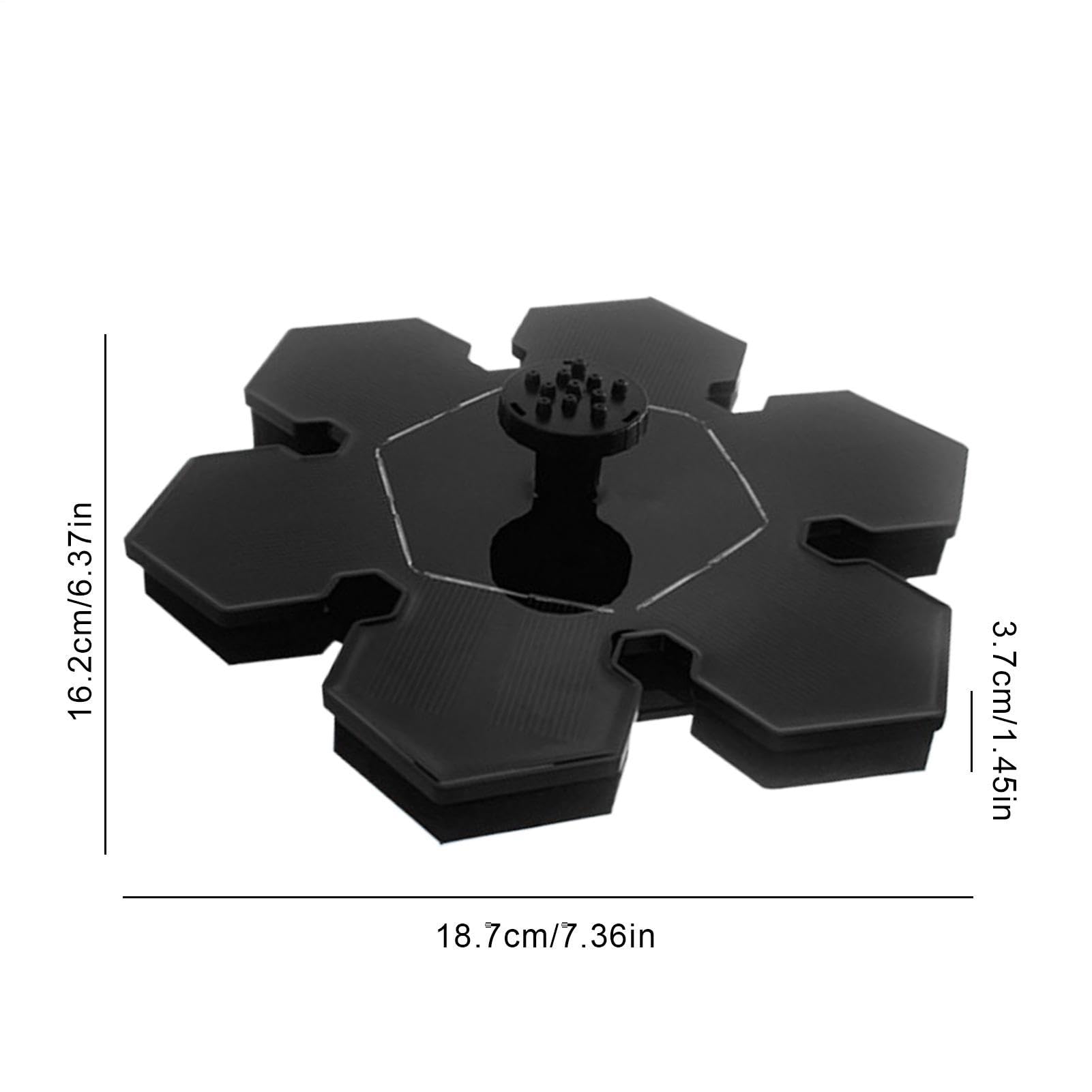 Fontana A Energia Solare Pompa Decorativa per Laghetto | Pompa Per Fontana Solare per il Patio Spazio Esterno il Cortile la il Prato la Terrazza il Giardino il Laghetto e la