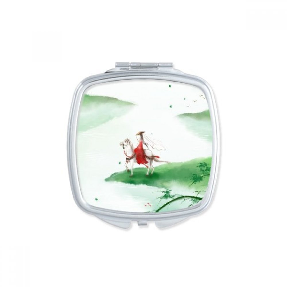 Miroir aquarelle chinoise compact - Fini les retouches ratées en déplacement