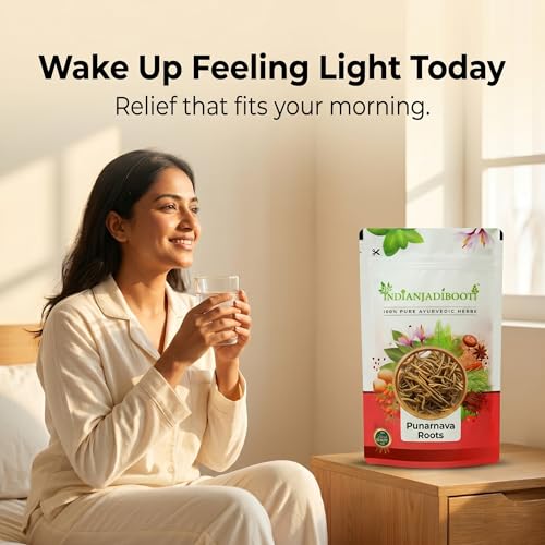 Image of IndianJadiBooti Punarnava Boerhavia Diffusa | Supports Kidney Health & Water Balance | Punarnava Churna For Urinary Wellness & Swelling Relief | With Boerhavia Diffusa Root, 250 Grams Pack