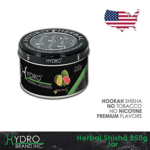 Hydro Herbal Hookah Shisha 250g Can - King Louie G - Guava - [Premium Flavor - Tobacco Free, Nicotine Free] King Louie G - Thumbnail 3