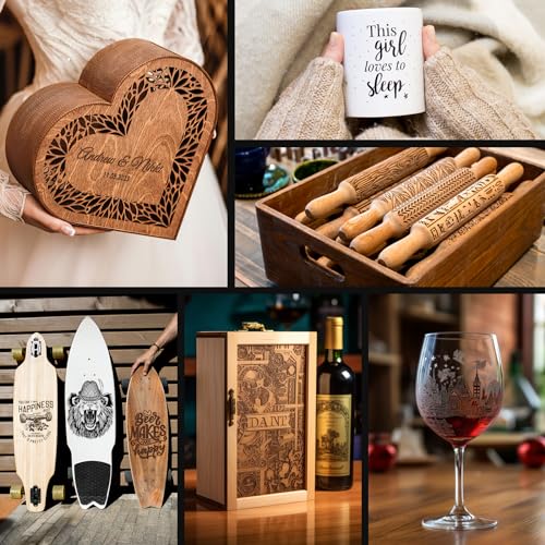 Höhenerhöhungssäule für JL7-Graviergerät, 8 Stück x 2,75 Zoll Höhenstützsäule/Höhenverlängerungssatz, geeignet für Drehrollenfutter zum Schneiden und Gravieren von Materialien mit höherem Wert