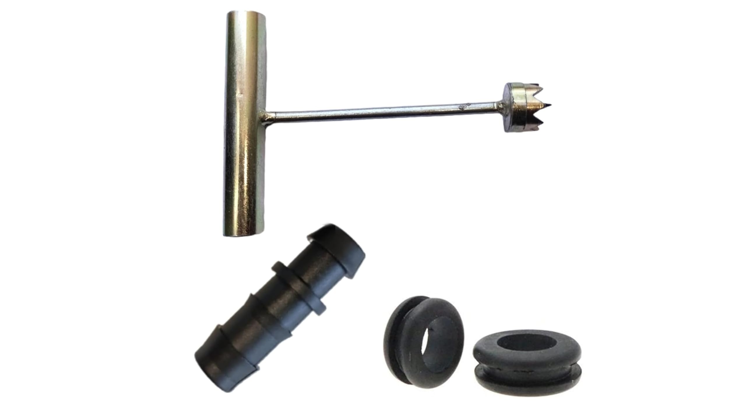 See full amazon price history chart for AQUAPARI Drip Irrigation 16MM Drill Bit Rubber Grommet Start Connector for 16mm take Off PVC Pipe Hose Joiners Set of Type (1 DRILL BIT WITH 150 PIECES GROMMET, 150 PIECES TAKEOFF) AQUAPARI Drip Irrigation 16MM Drill Bit Rubber Grommet Start Connector for 16mm take Off PVC Pipe Hose Joiners Set of Type (1 DRILL BIT WITH 150 PIECES GROMMET, 150 PIECES TAKEOFF) (B0CSD8HZ3K) Amazon Price History, Amazon Price Tracker