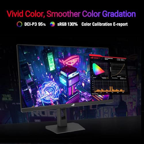 Image of ASUS ROG Strix IPS 27 inch Dual Mode Gaming Monitor (XG27UCSR) ― Dual Mode (4K 160Hz or FHD 324Hz), 0.03ms, Fast IPS, ELMB Sync, Smart Pixel Technology, HDR, DisplayWidget, 3yr Warranty