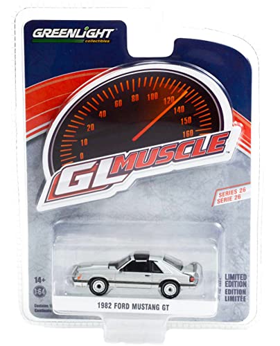 1982 GT 5.0 Silver Metallic a escala 1:64 miniatura 1