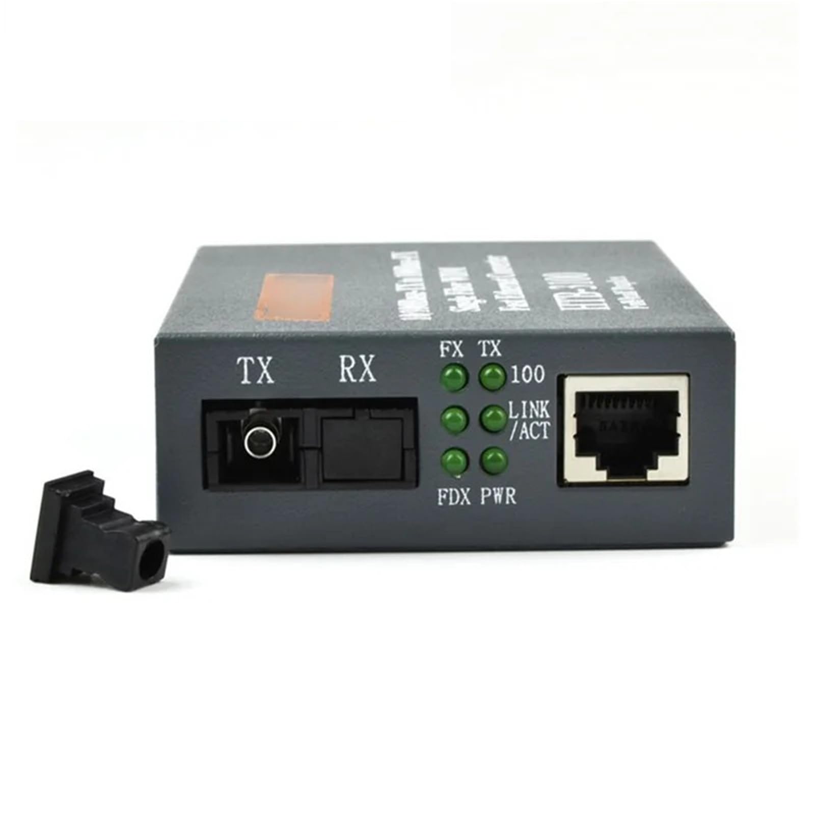 Convertisseur de média Convertisseur de média HTB-3100 Fiber optique monomode, Port SC, 20KM, alimentation externe 10/100M(4 pair)