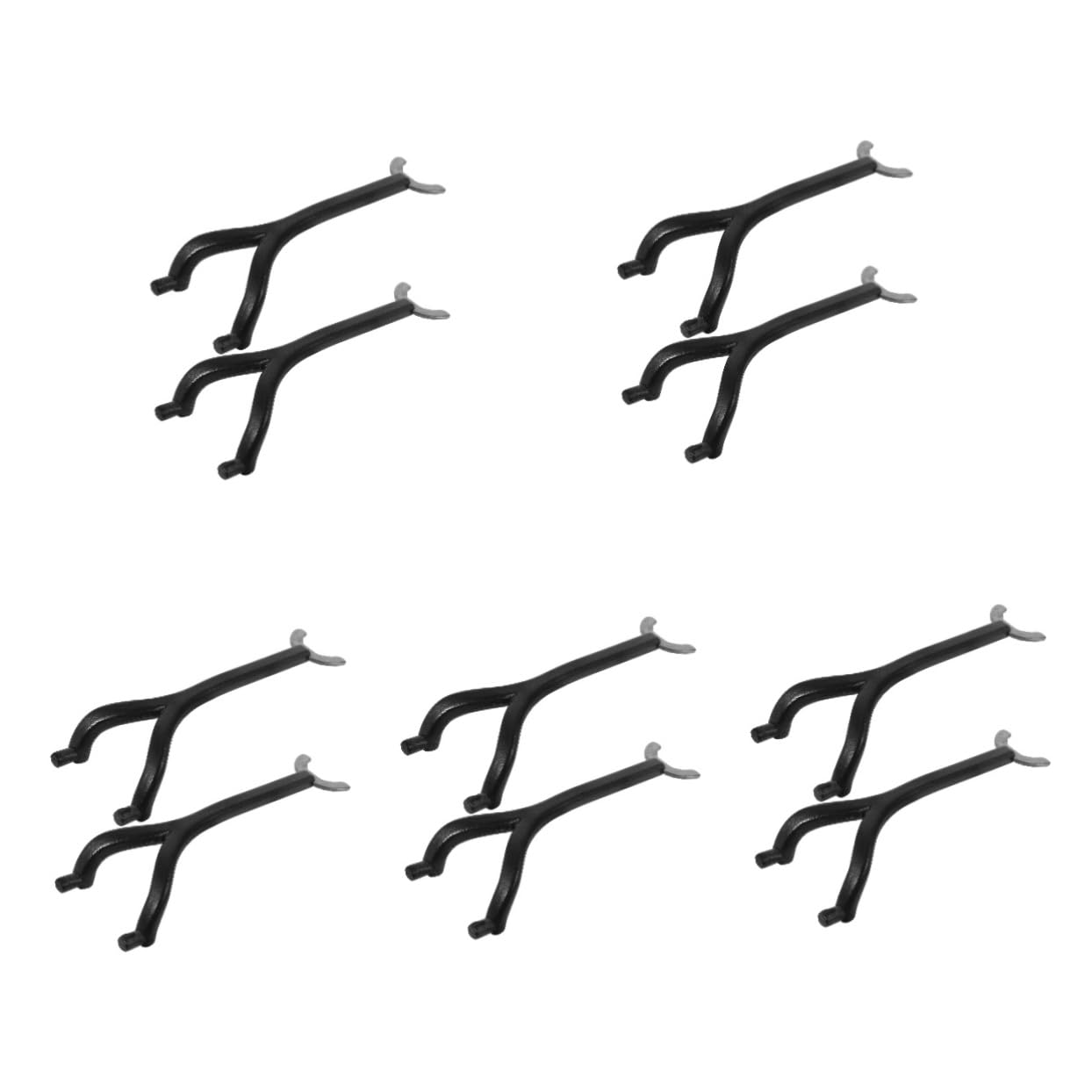 VANZACK 5 Pairs Stair Shaker Bracket Rocker Phone Holders for Your Car Telephone an Fittings Mobile Phone Holder Phonecase The Call Counters Phone Bracket Phone Holder Bracket Black Iron