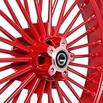 Smadmoto-21inch-x35-Tubeless-Red-Front-Wheel-Rim-36-Fat-Spoke-for-Harley-Softail-Standard-Custom-Night-Train-Springer-Fat-Boy-Heritage-Softail-Deluxe-Deuce-Dyna-Wide-Glide
