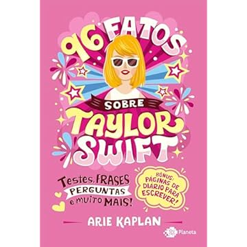 Capa do livro 96 fatos sobre Taylor Swift: testes, frases, perguntas e muito mais!