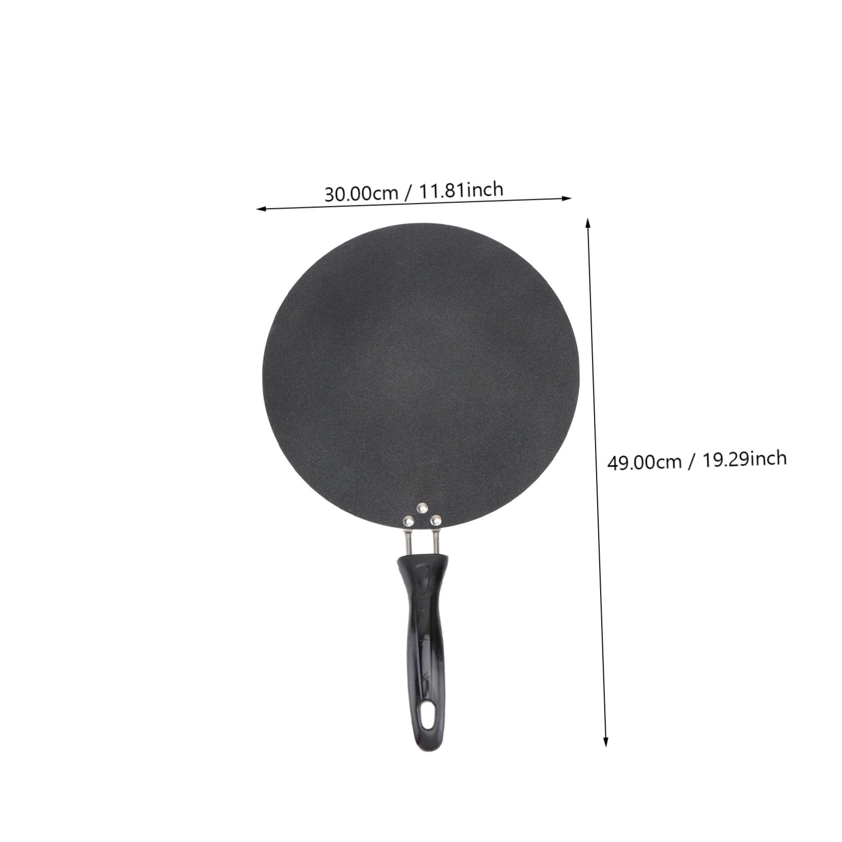 Cabilock Sartén Antiadherente Hierro para Tortillas y Bistec, Compatible Inducción y Gas, Tamaño Mediano, Utensilio Cocina Doméstica para Freír y Asar, Uso en Hogar