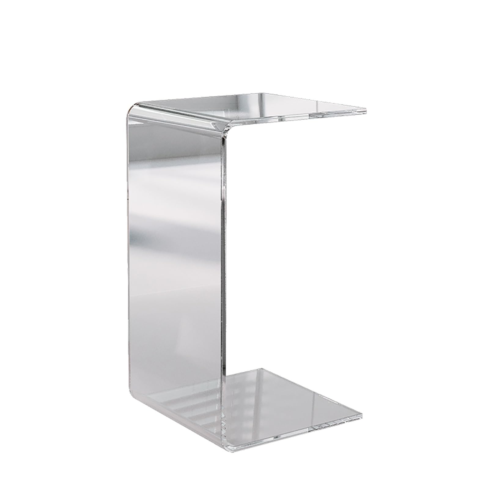 AMZBNEIDI Clear Acrylic Side Table Narrow, Transparent Small Side Table, End Table Clear Nightstand(Clear,30 * 30 * 60cm)