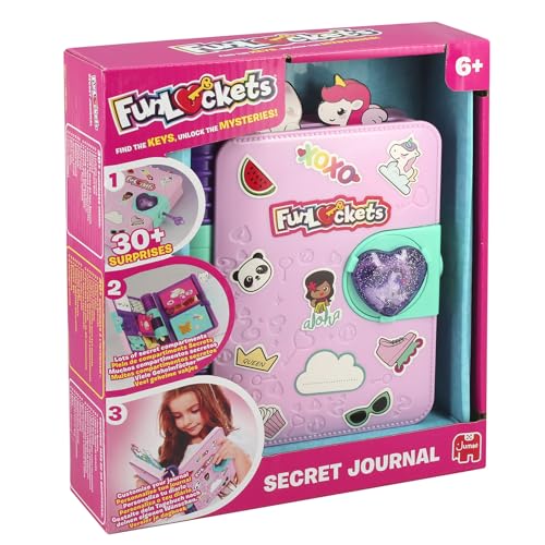 Taldec Funlockets, My Secret Journal, Diary, Creative Toy, Stationery, Child