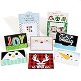 Assorted Holiday Cards - Christmas Money and Gift Card Holders - Set of 8