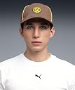 PUMA |Borussia Dortmund Adjustable Fit BB Cap | Haute Coffee-Matte Gold | OSFA gallery image