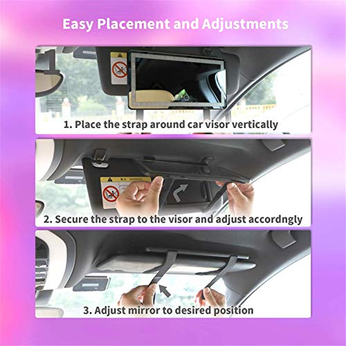 Foochow Car Sun Visor Mirror - Make Up Sun-Shading...