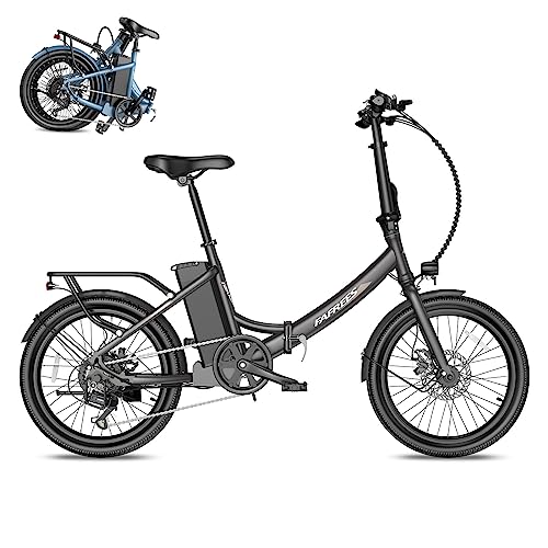 Fafrees Oficial Bicicleta Electrica Plegable, 36v 14.5ah Asistencia De Pedal 90-110km Ebike 20 Pulgadas, Motor 250w Control De Crucero, Shimano De 7 Velocidades, F20 Light Negro Fafrees Oficial Bicicleta Electrica Plegable, 36v 14.5ah Asistencia De Pedal 90-110km Ebike 20 Pulgadas, Motor 250w Control De Crucero, Shimano De 7 Velocidades, F20 Light Negro