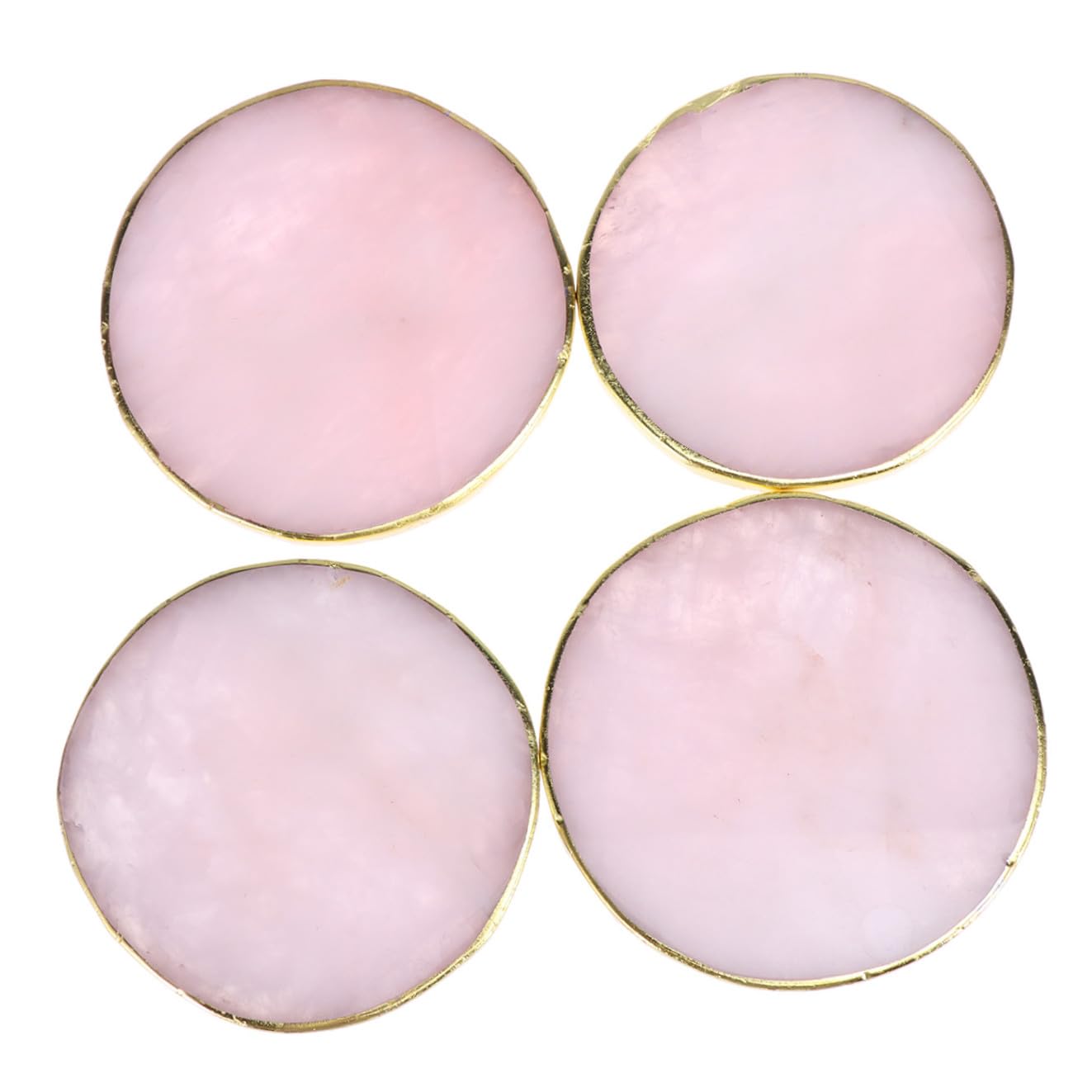 Ensemble de pierres d'agate haut de gamme : lot de 4 pour boissons chaudes au design moderne