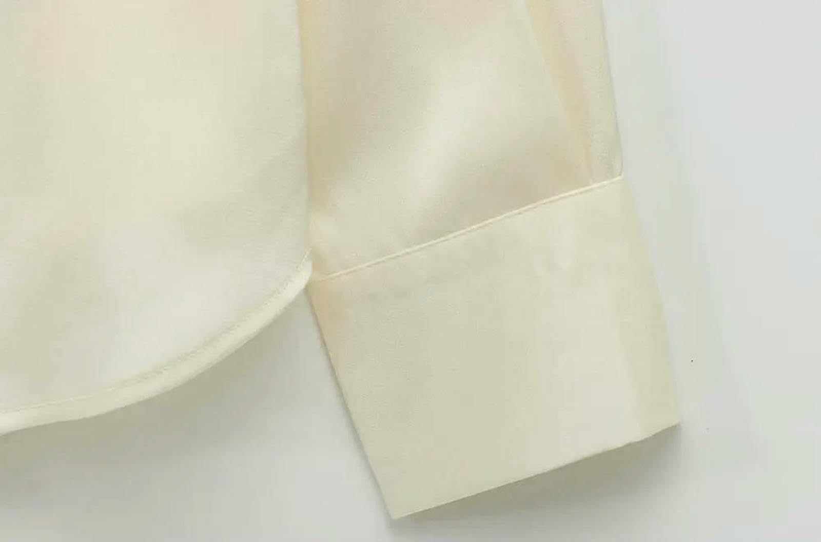 CHENSHI Camisa Mujer Blusa De Manga Larga con Cuello Solapa para Mujer, Top Elegante Botones Dorados A La Moda, Femenina-como Imagen_b-m