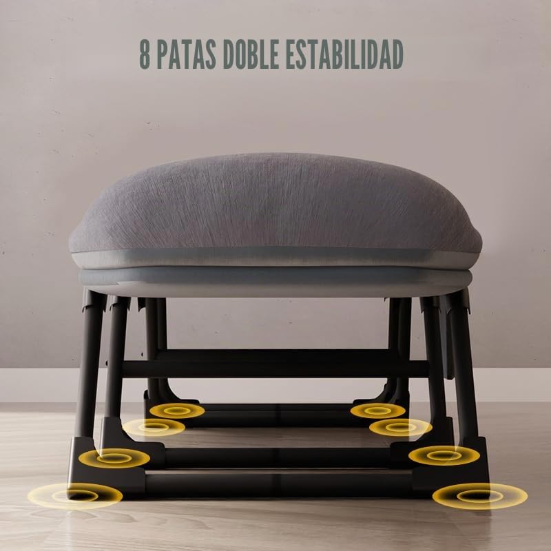 OHMG Cama de camping plegable resistente para adultos, 190 cm, con capacidad de 200 kg, para oficina, viajes, exterior, pesca, senderismo, casa, marco de metal