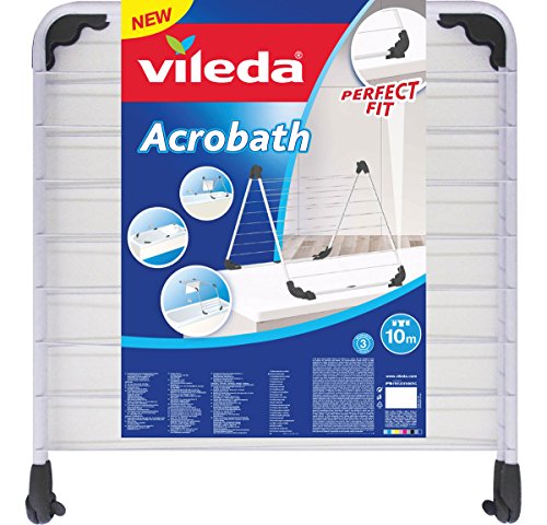 Séchoir baignoire Vileda en acier pour optimiser l'espace de votre studio - 3