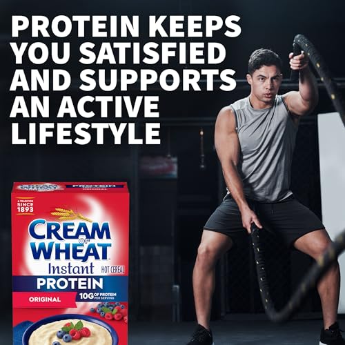 Image of Cream of Wheat Instant High Protein Hot Cereal, Original, 1.34 Ounce, 6 Packets