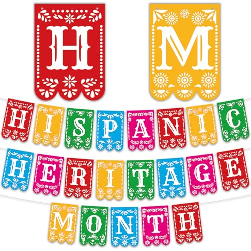 National Hispanic Heritage Month Decorations, Spanish Speaking Countries Decorations Latin American Flag Hispanic Heritage Month Banner for Indoor Outdoor