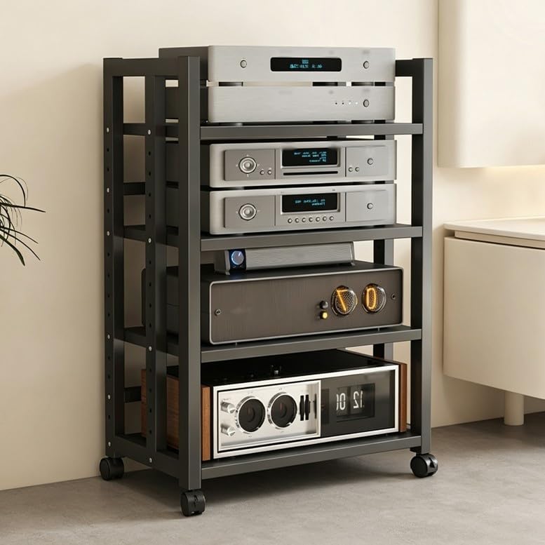 Stojak na Multimedia Av,Szafka Komponenty Stereo Typu Tower w Stojaku Audio