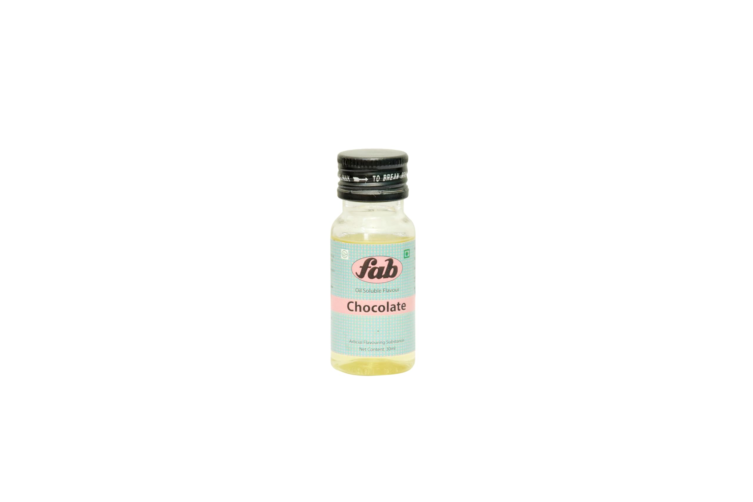 Fab Oil Soluble Chocolate Flavor 30ml Pack for Making Ice Cream, Sweet, Cake, Cookie, Cupcake, Dessert, Baking, Brownies, Juice, Pudding, Frosting, Tea-Cake